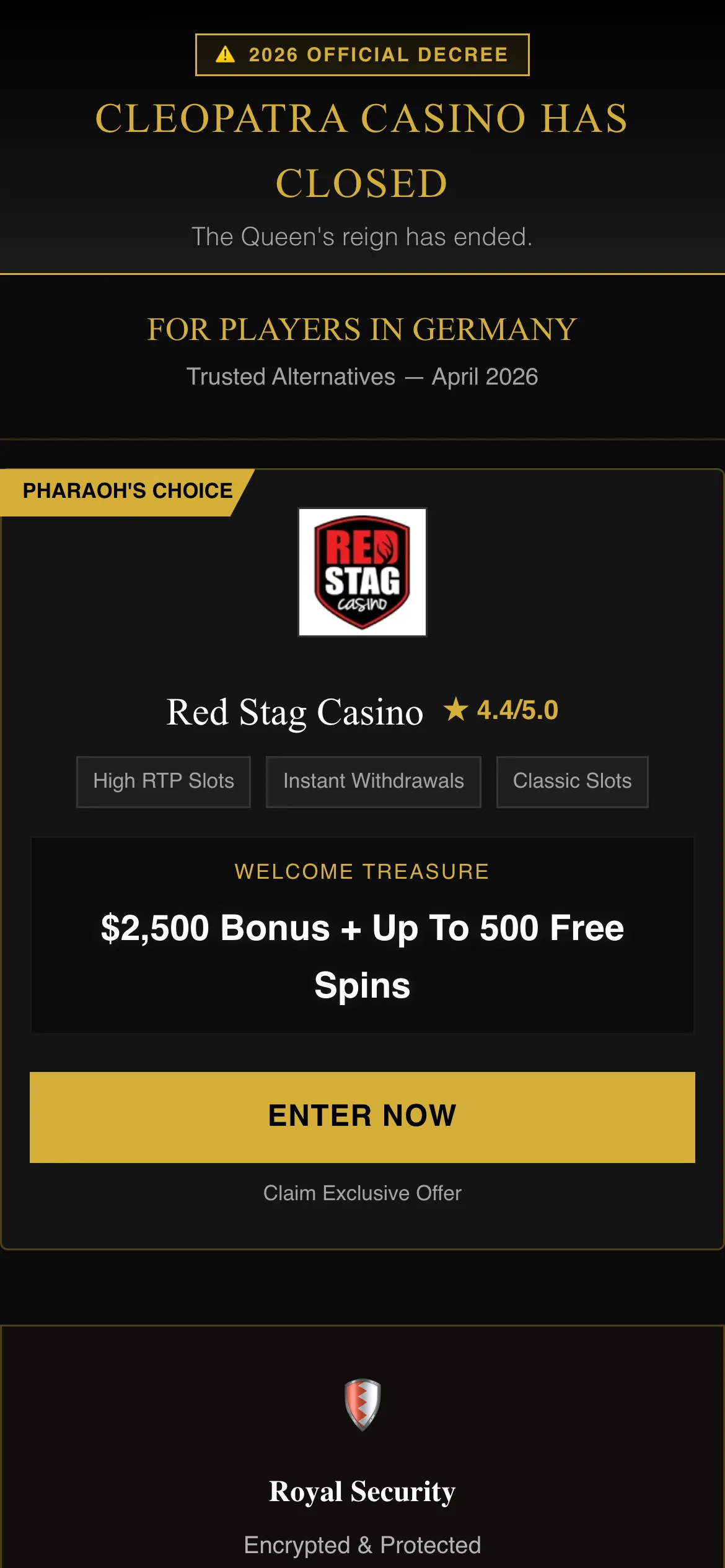 Cleobetra Casino mobile lobby screenshot